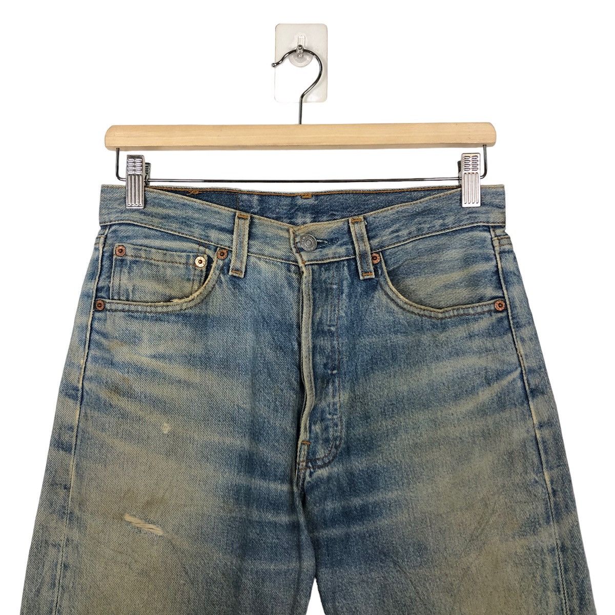 Levi's 🔥Vintage Levi’s Rindem Made in USA Selvedges Size US 29 - 3 Thumbnail