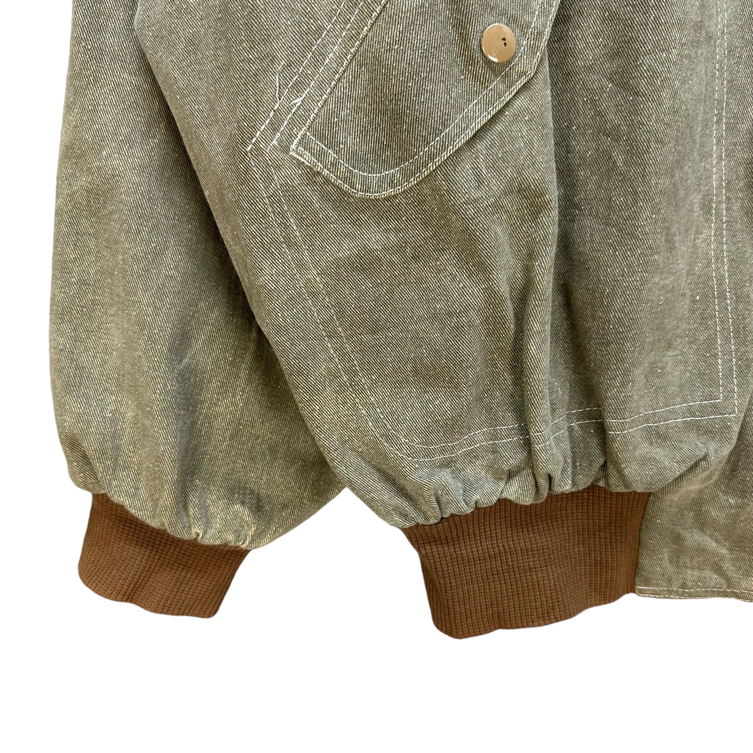 PERSON'S PERSON'S Capital P Big Logo Work Bomber Jacket #A56-1290 Size US XL / EU 56 / 4 - 5 Thumbnail
