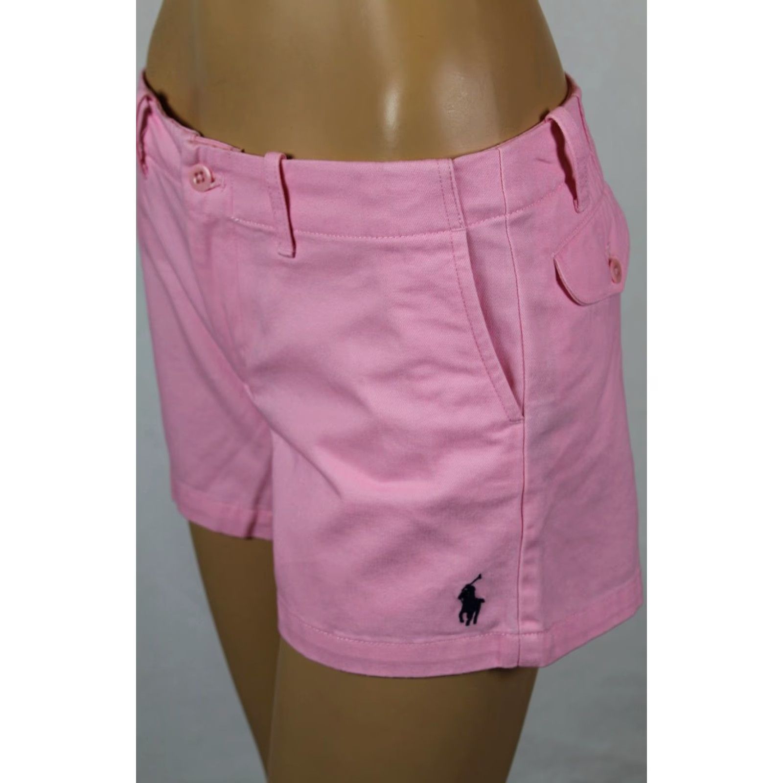 Ralph Lauren Ralph Lauren Sport Pink Shorts Navy Blue Pony Logo NWT Womens Size 2 Casual Shorts Pink Navy Logo NWT Size 26" / US 2 / IT 38 - 2 Thumbnail
