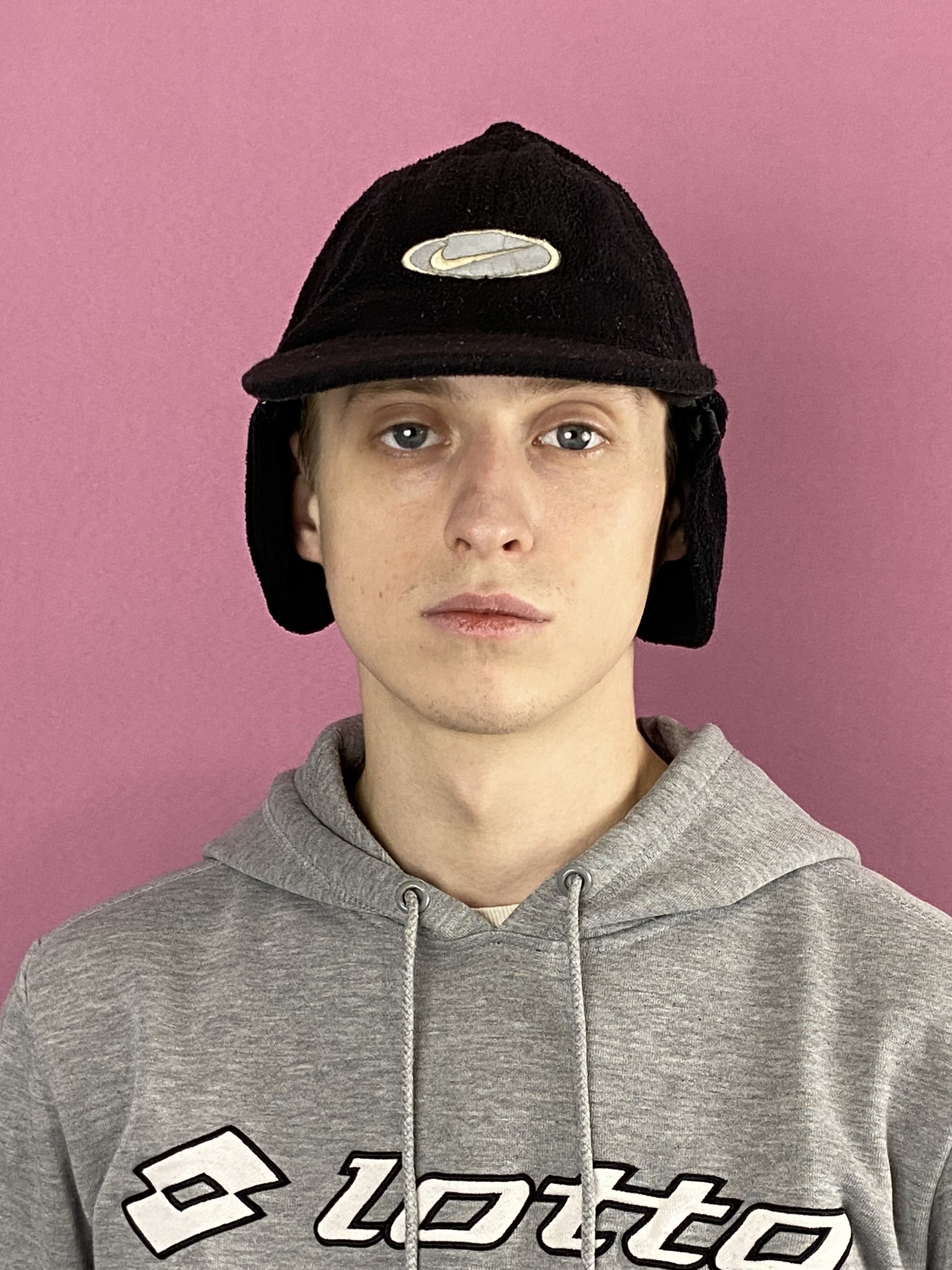 Nike × Vintage 90s Nike Vintage Trapper Hat Cap Size ONE SIZE - 2 Thumbnail