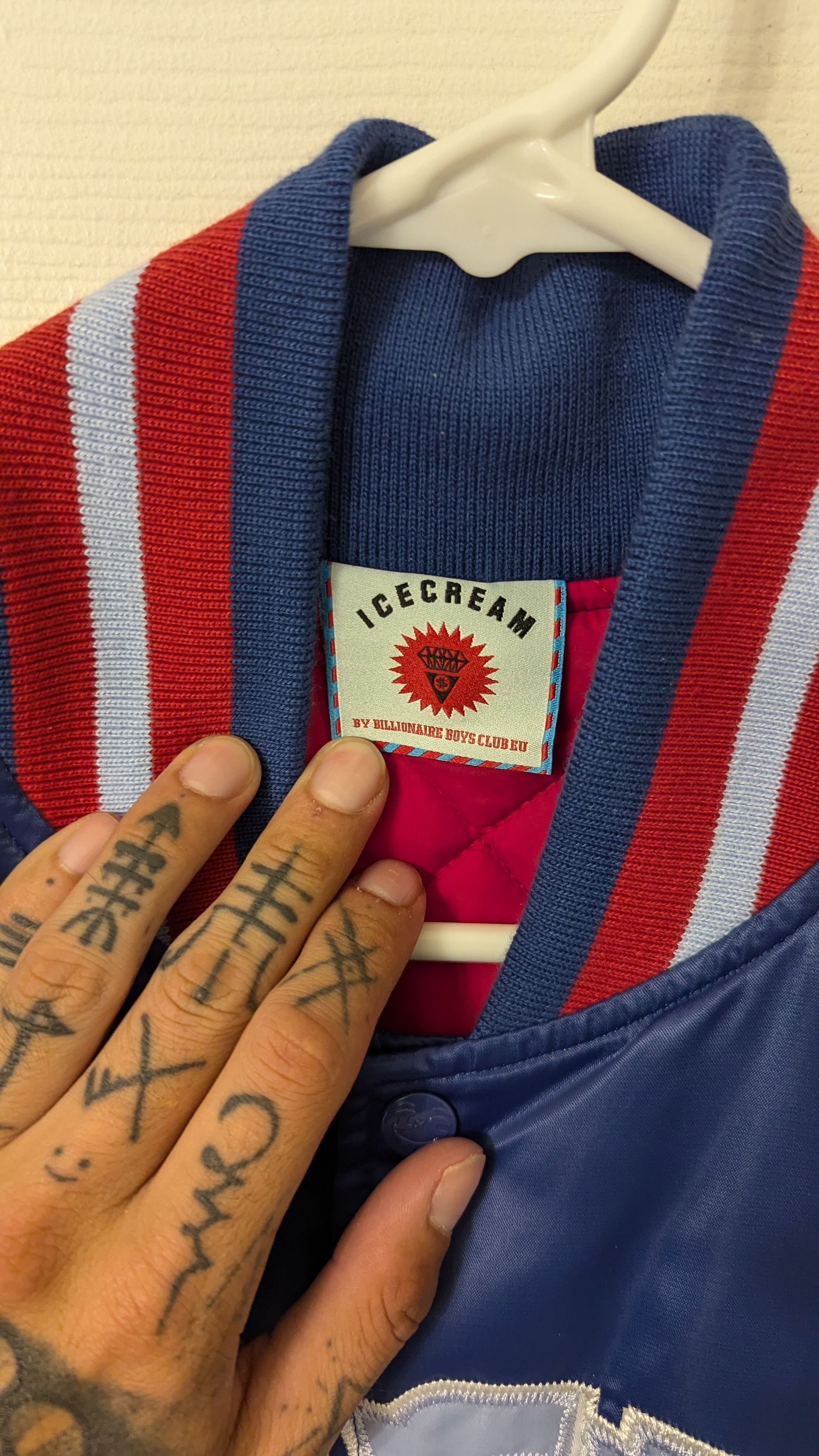 Billionaire Boys Club × Icecream Icecream Varsity Jacket Size US XL / EU 56 / 4 - 3 Thumbnail
