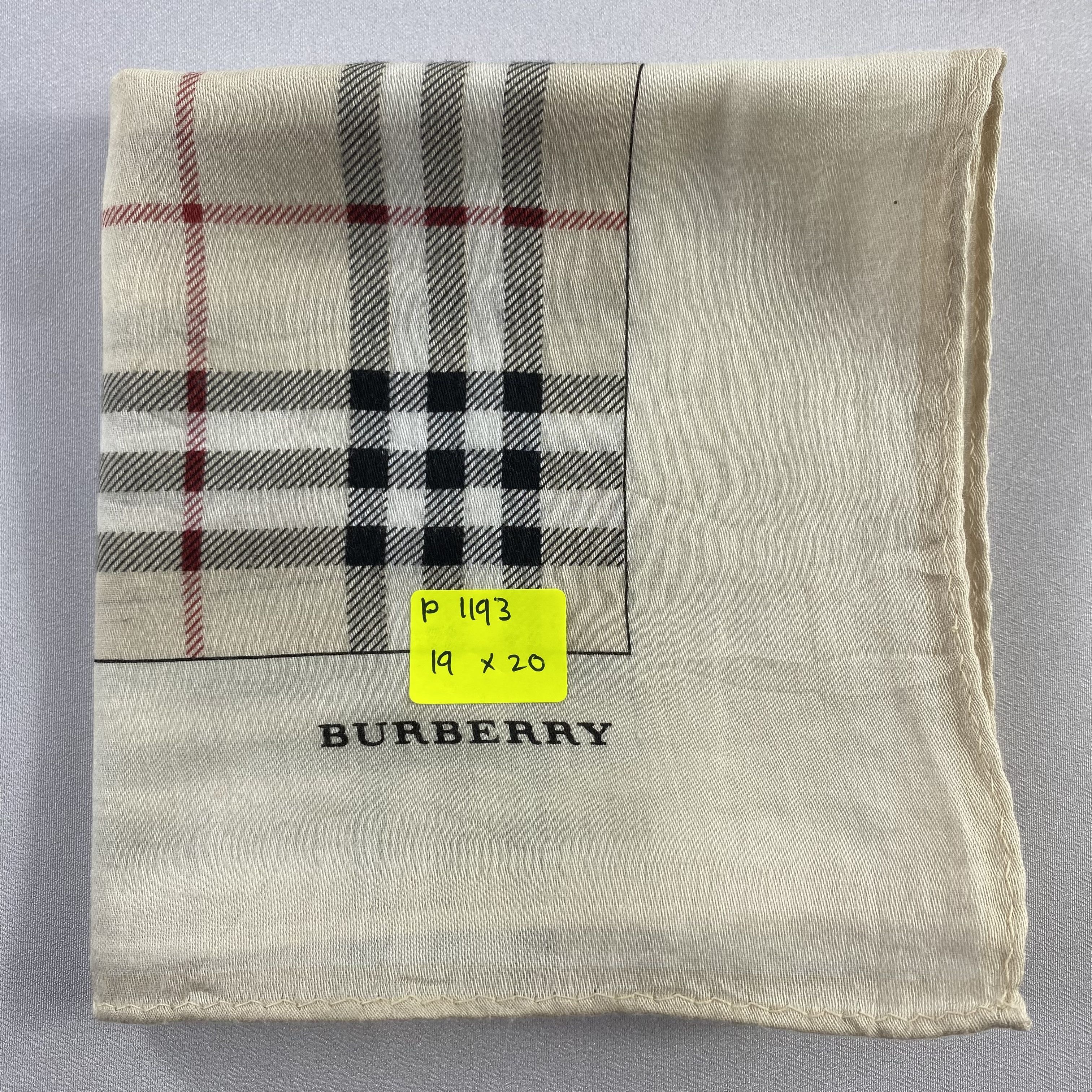 Burberry × Vintage Burberry Handkerchief / Neckerchief / Bandana-P1193 Size ONE SIZE - 5 Thumbnail