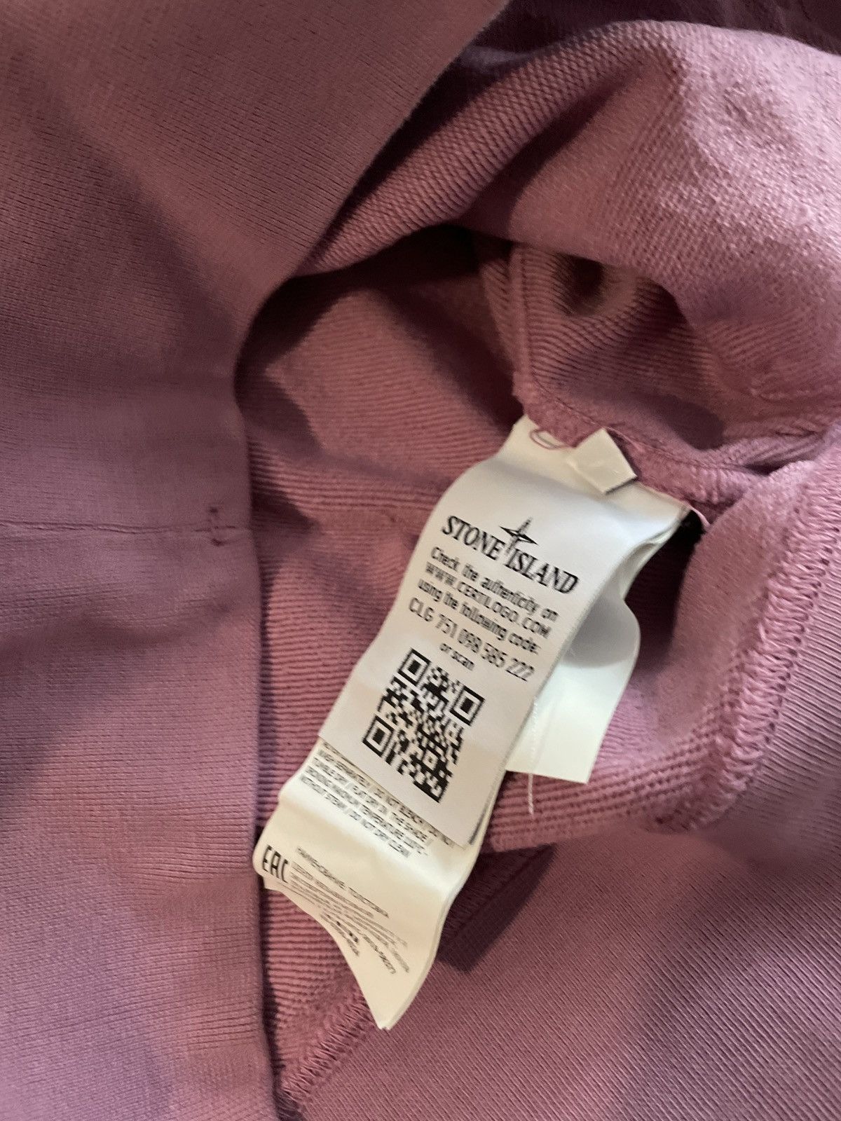 Stone Island Stone Island Lavender L hoodie Size US L / EU 52-54 / 3 - 5 Thumbnail