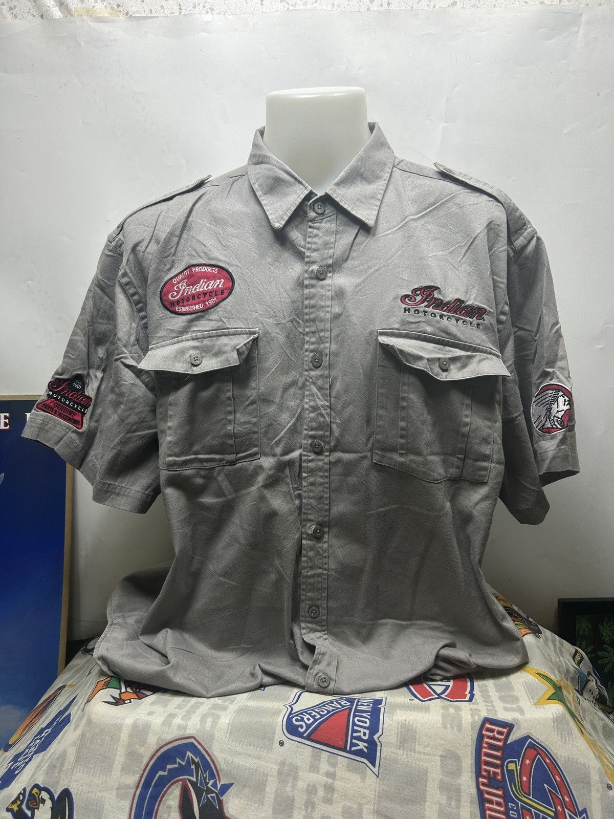 Indian Motorcycle Vintage Indian Motorcycle Size 2XL Size US XXL / EU 58 / 5 - 1 Thumbnail