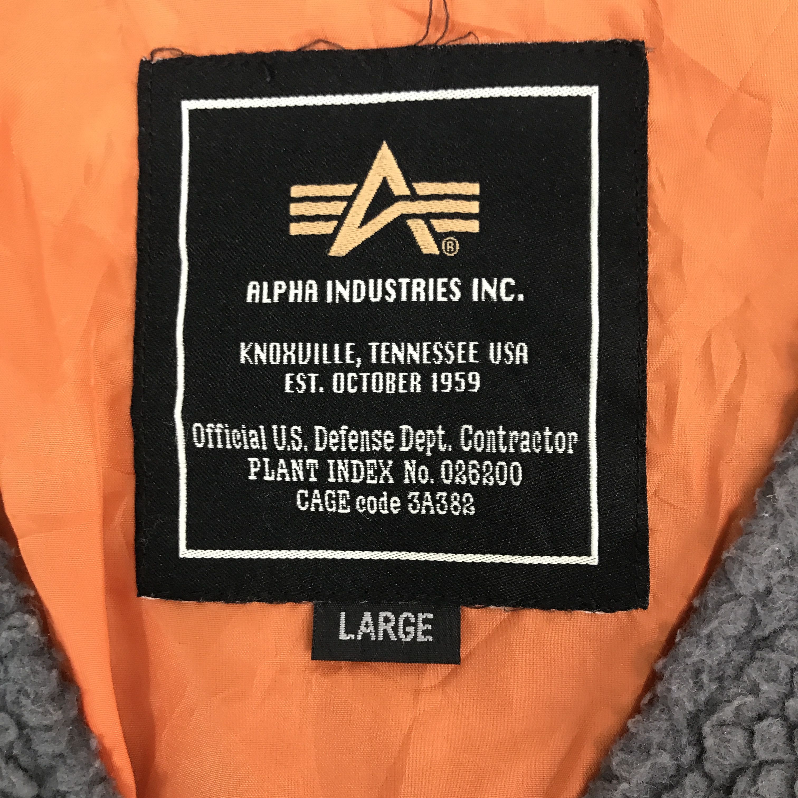 Alpha Industries × Vintage Vintage Alpha Industries sherpa fleece button Jacket Size US L / EU 52-54 / 3 - 9 Thumbnail