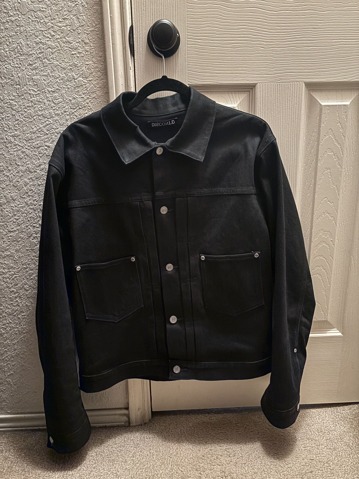 Other Discont’d Black denim jacket Size US M / EU 48-50 / 2 - 1 Thumbnail