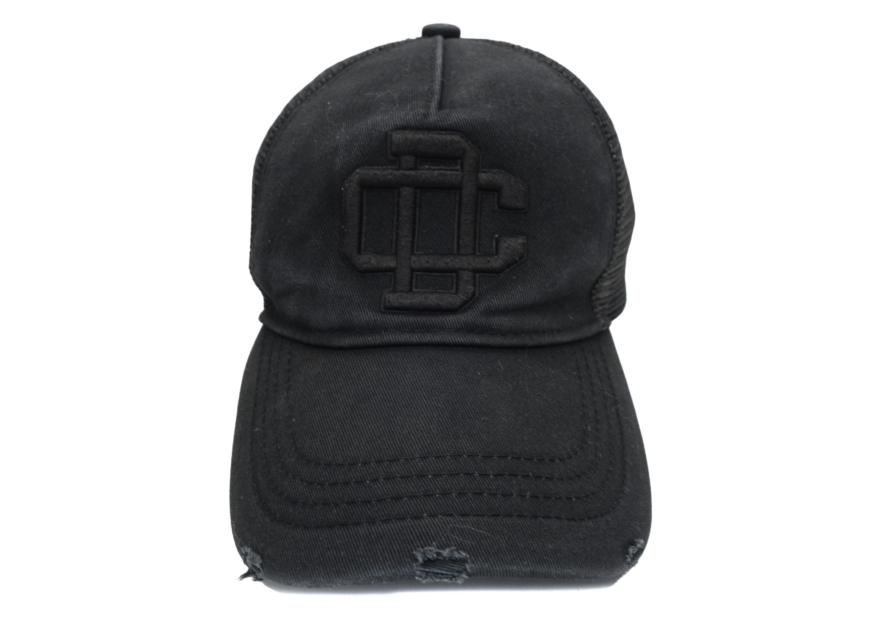 Dsquared2 DC Logo Trucker Distressed Cap Size ONE SIZE - 2 Thumbnail