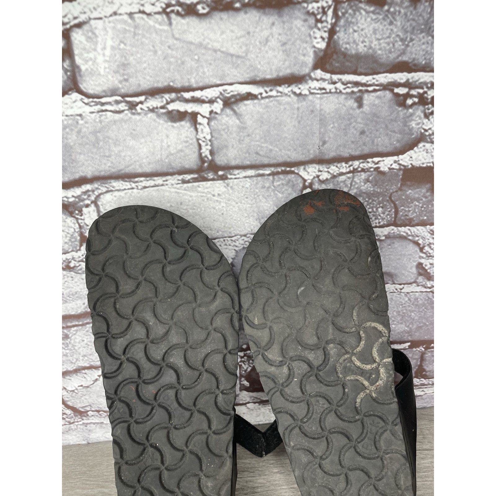 Birkenstock Birkenstock Gizeh Black Leather Thong Cork Strap Sandals Wom Size US 6 / IT 36 - 9 Thumbnail