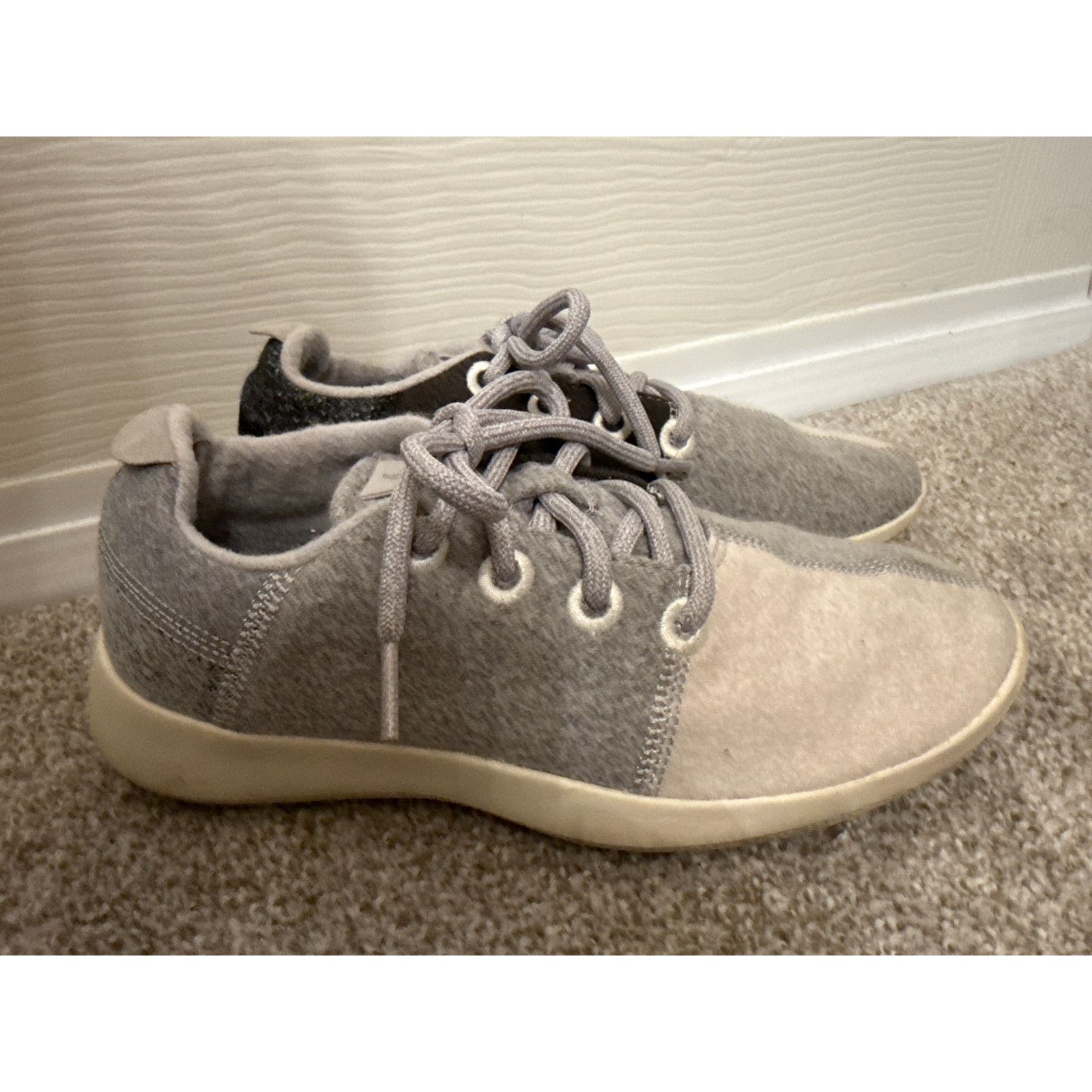 Allbirds Allbirds Womens Color Block Wool Runners Grey Scale,7 Size US 7 / IT 37 - 4 Thumbnail