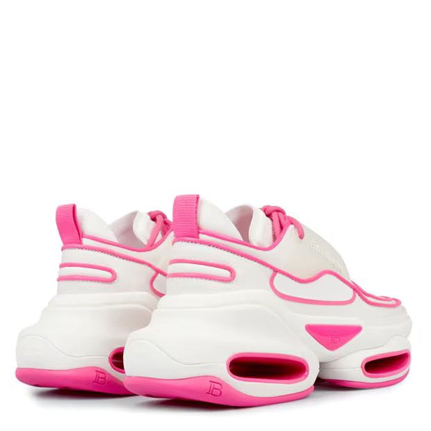 Balmain o1g2r1mq0924 Trainers in Blanc & Rose Size US 9 / IT 39 - 4 Thumbnail