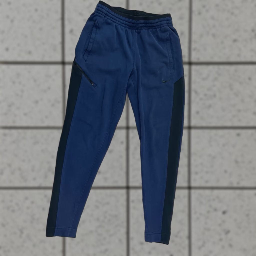 Nike Nike Men's Dri Fit Showtime Blue Basketball Pants Joggers Size Small Size US 29 - 1 Thumbnail
