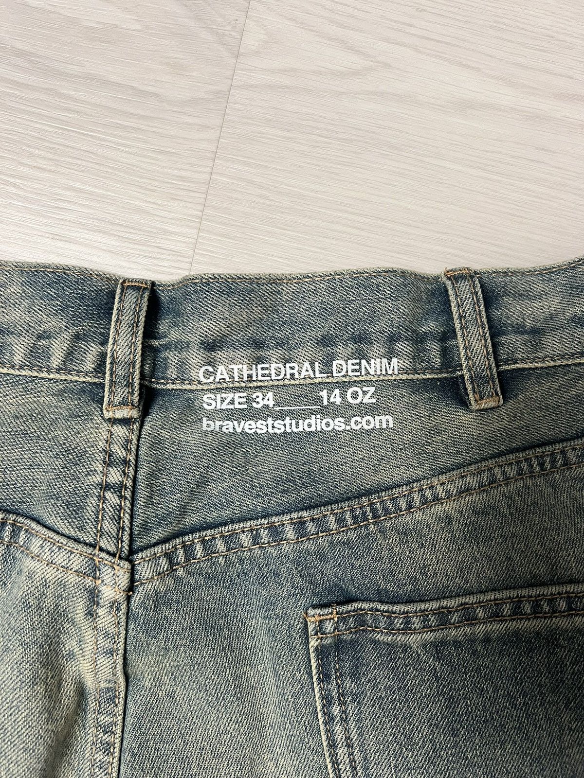 MLB Bravest Studios Cathedral Denim Size US 34 / EU 50 - 4 Thumbnail