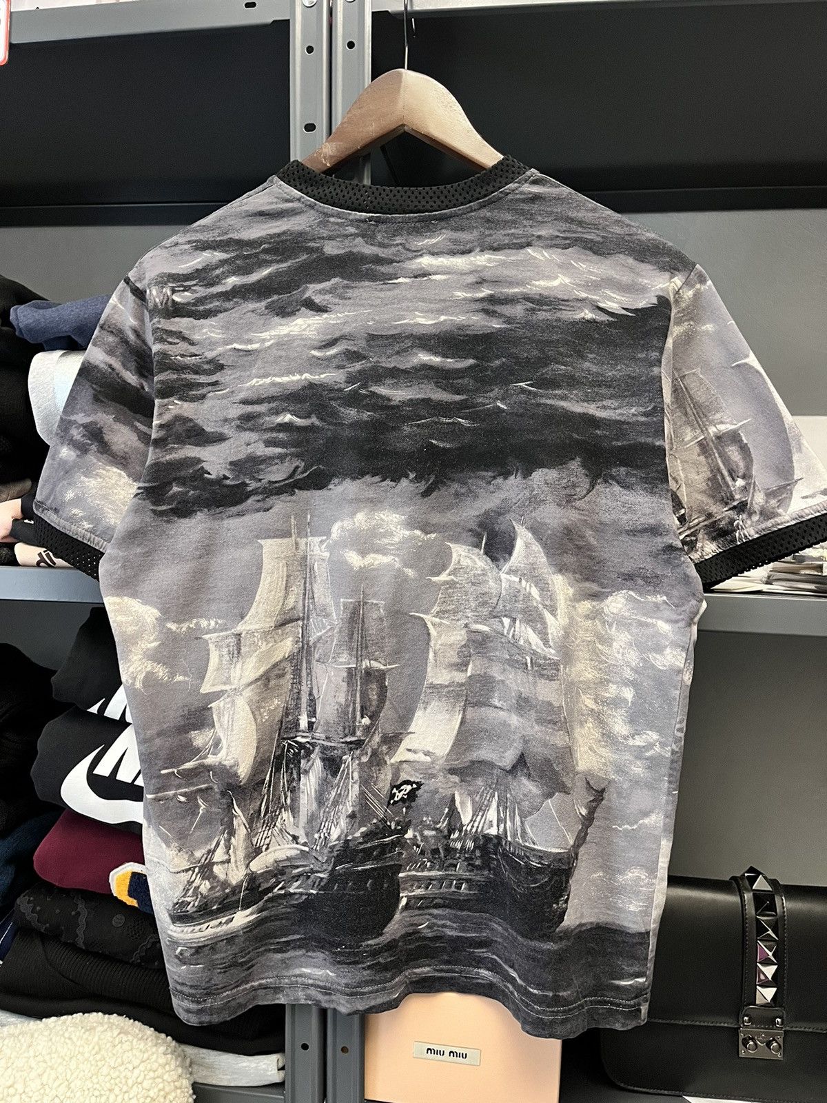 Moschino Vintage Moschino AOP T-shirt Size US M / EU 48-50 / 2 - 8 Thumbnail
