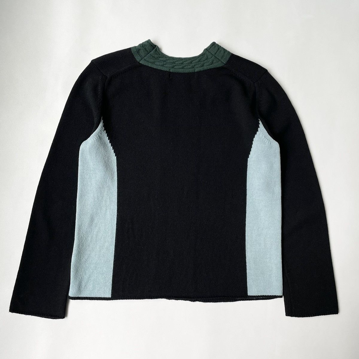 Comme des Garcons A/W 2000 Cable Knit Panelled Sweater Size US M / EU 48-50 / 2 - 13 Thumbnail
