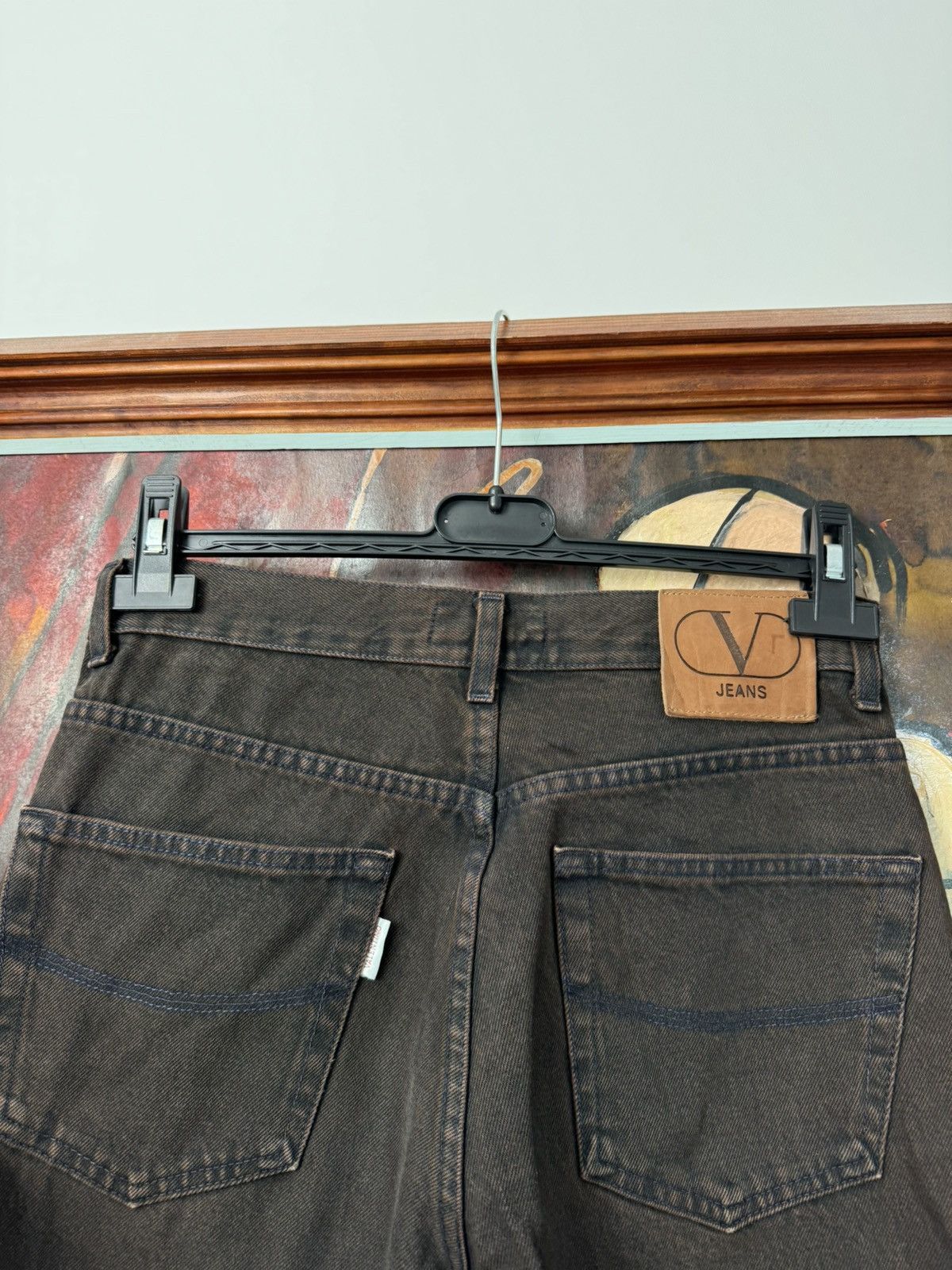 Valentino Vintage VALENTINO Jeans Denim 90s Washed Brown Pant Luxury Size US 32 / EU 48 - 5 Thumbnail