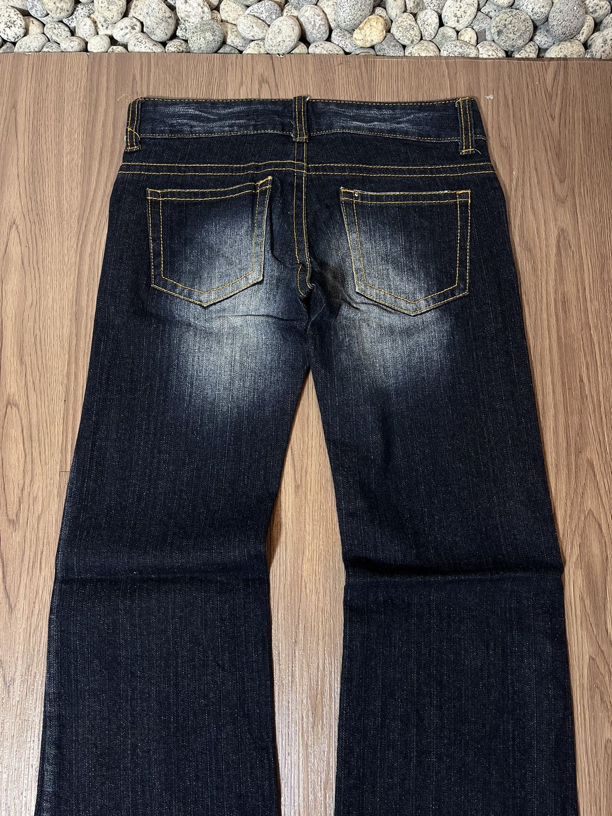 Designer × If Six Was Nine × Japanese Brand Dosch Japan low rise flare washed denim ifsixwasnine style Size US 29 - 4 Thumbnail