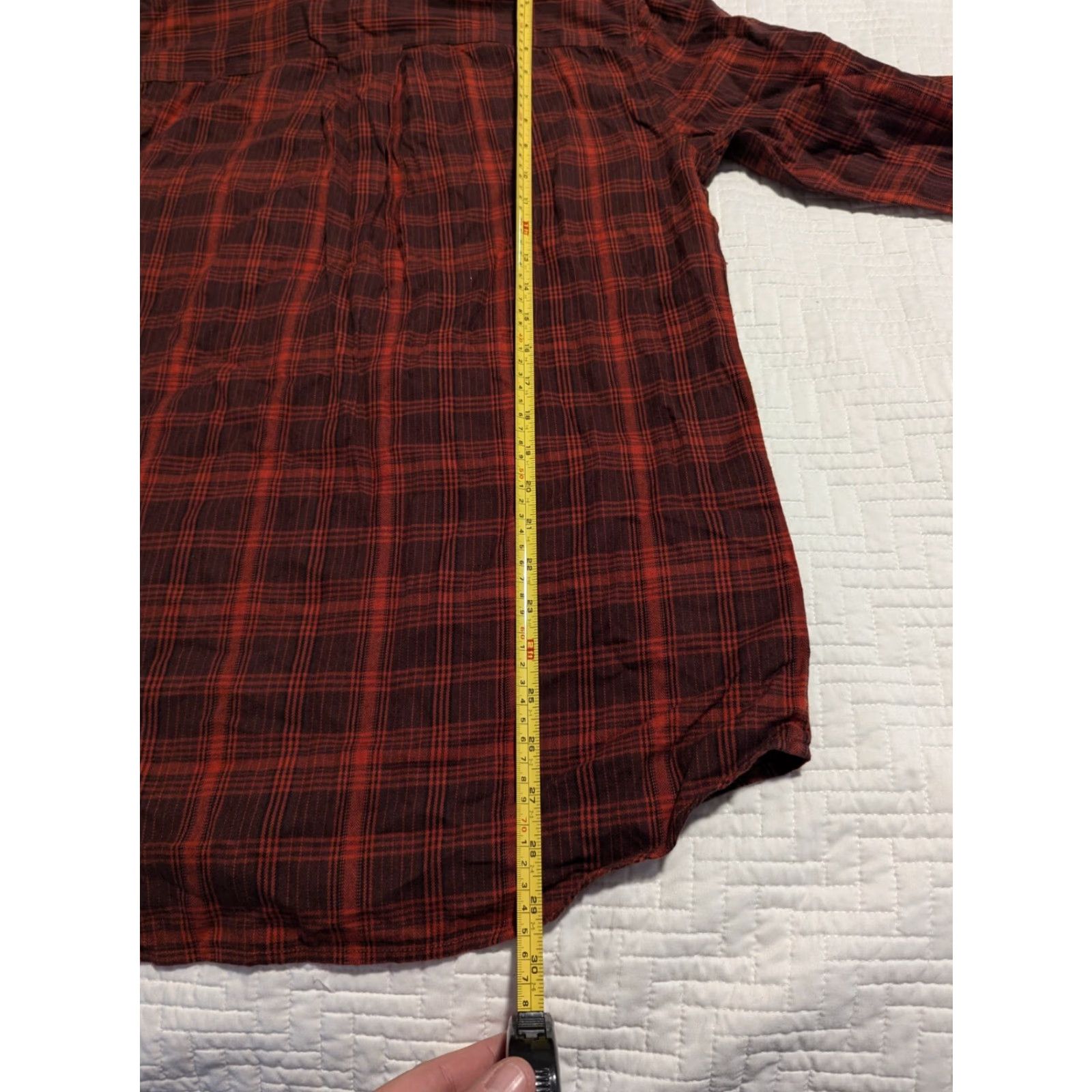 The North Face NWT The North Face The North Shirt Womens M Red Plaid Flannel Long Sleeve Button Up Boyfriend Shirt Mens Womens Size M / US 6-8 / IT 42-44 - 6 Thumbnail
