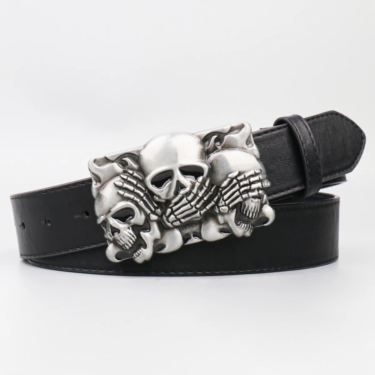 Other Western Cowboy PU Leather Belt Size ONE SIZE - 1 Thumbnail