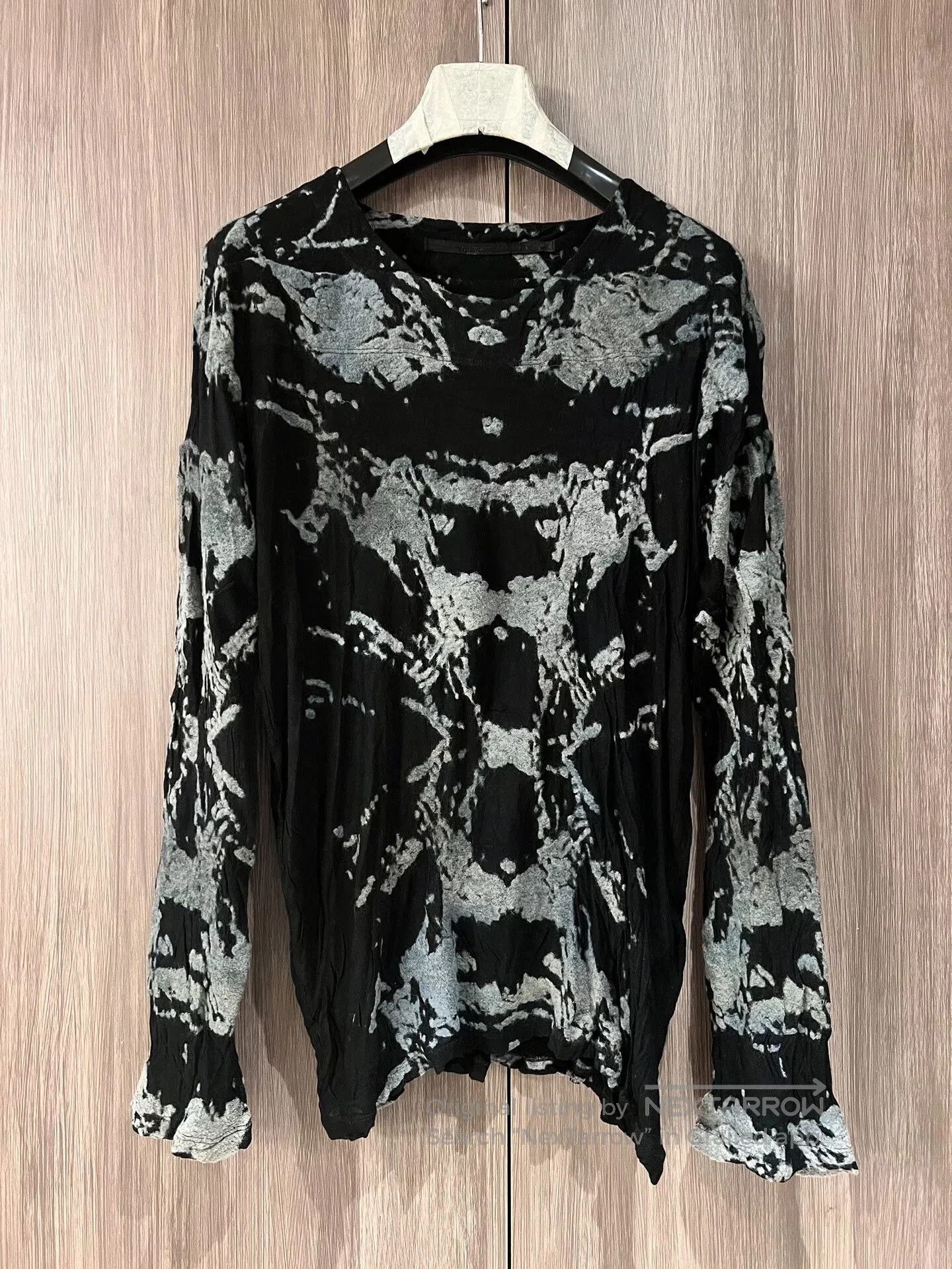 Julius Black Gray Abstract Pattern Sweater. Size M / US 6-8 / IT 42-44 - 1 Thumbnail