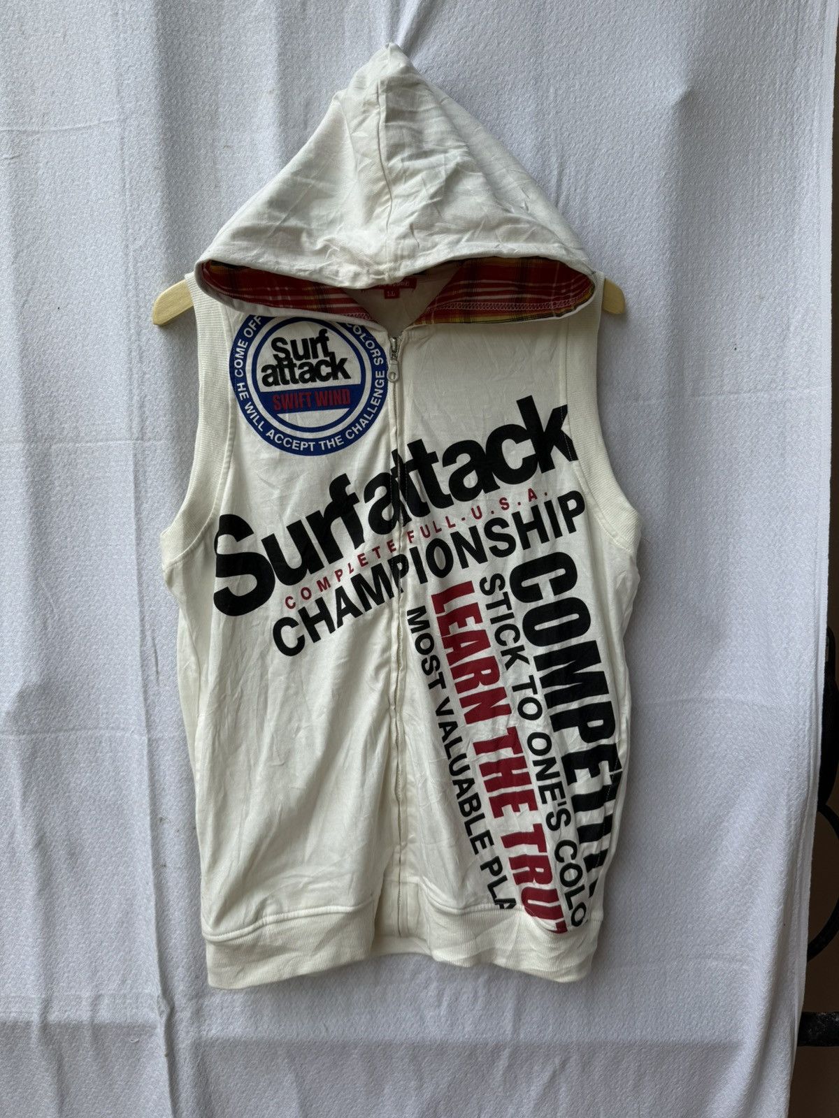 Share Spirit Homme Dope hyper japanese surf poem vest zip hoodie Size US L / EU 52-54 / 3 - 2 Thumbnail
