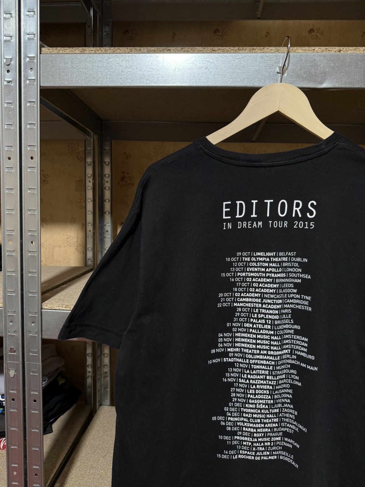 Band Tees × Vintage Vintage Rock Band Editors In Dream Tour 2015 T-Shirt Y2K Size US XXL / EU 58 / 5 - 4 Thumbnail