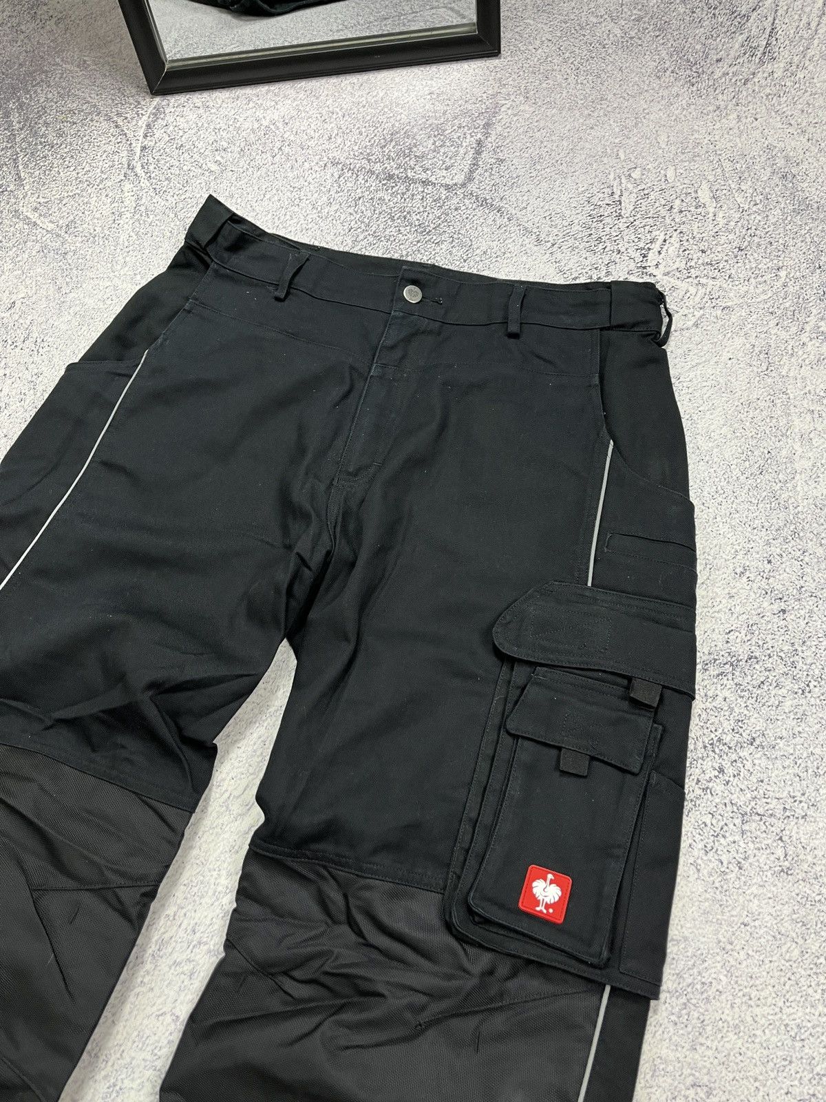 Garment Reproduction of Workers × Stewart & Strauss Engelbert Strauss Workwear Dynatec Cargo Pants Multipocket Size US 36 / EU 52 - 12 Thumbnail