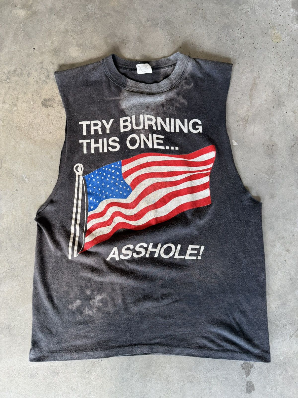 Vintage 90s Harley Cutoff Size US L / EU 52-54 / 3 - 2 Thumbnail
