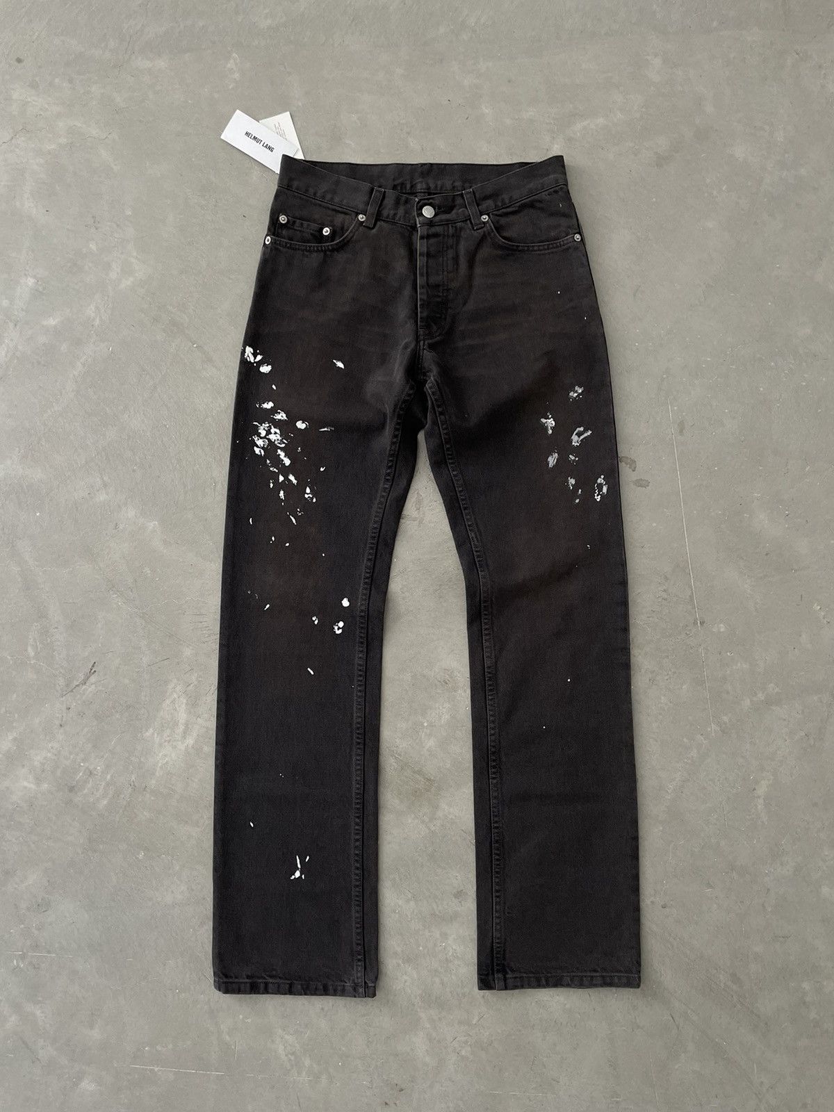 Pre-owned Helmut Lang Painter Jeans Aw00 Boot Cut In Black | ModeSens