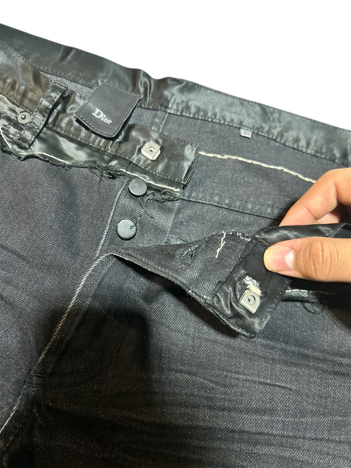 Dior Dior Homme AW06 satin cummerbund jeans Size US 36 / EU 52 - 3 Thumbnail