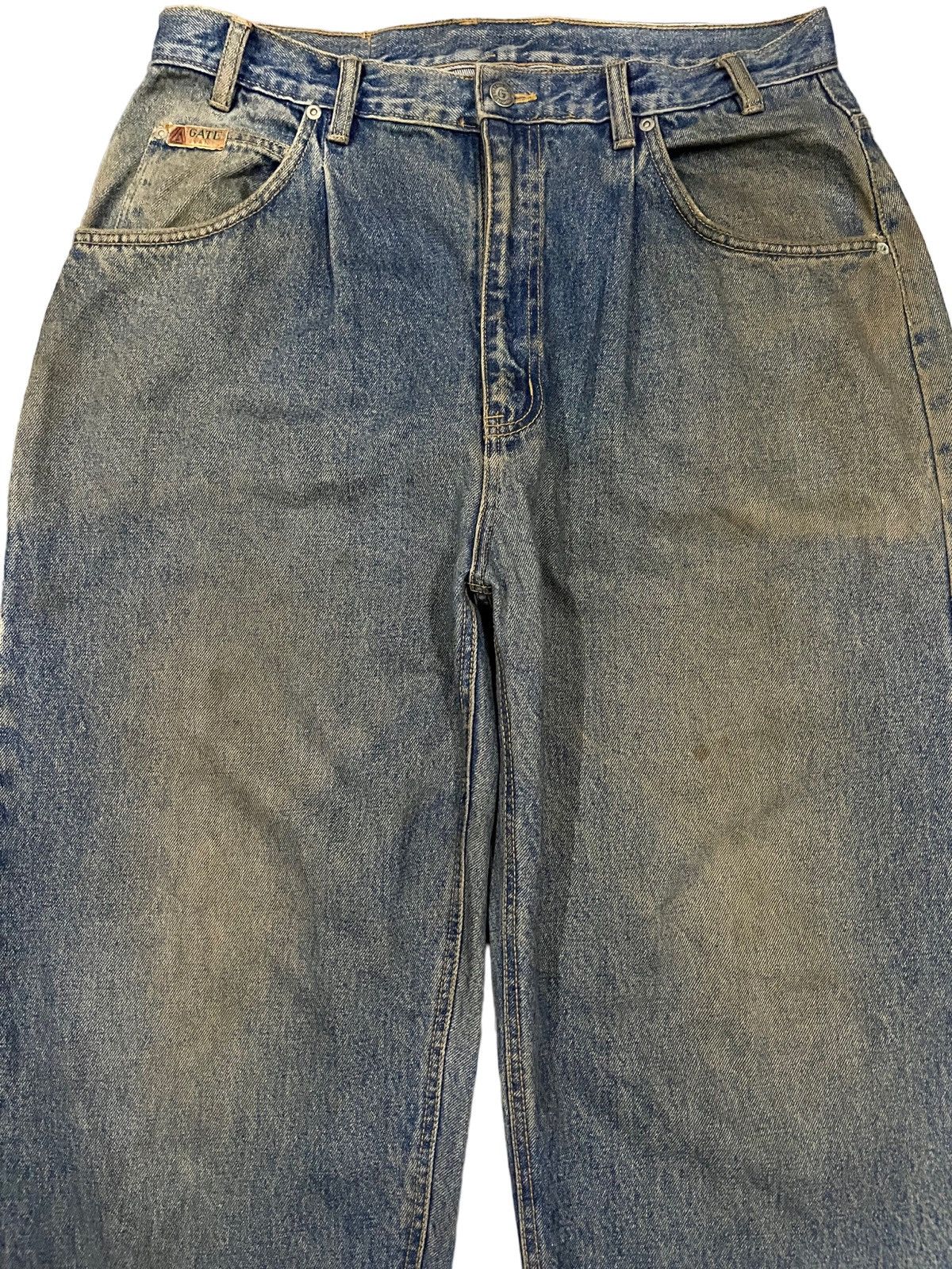 Yasuyuki Ishii Vintage Gate Jeans Mudwash Denim Size US 34 / EU 50 - 2 Thumbnail