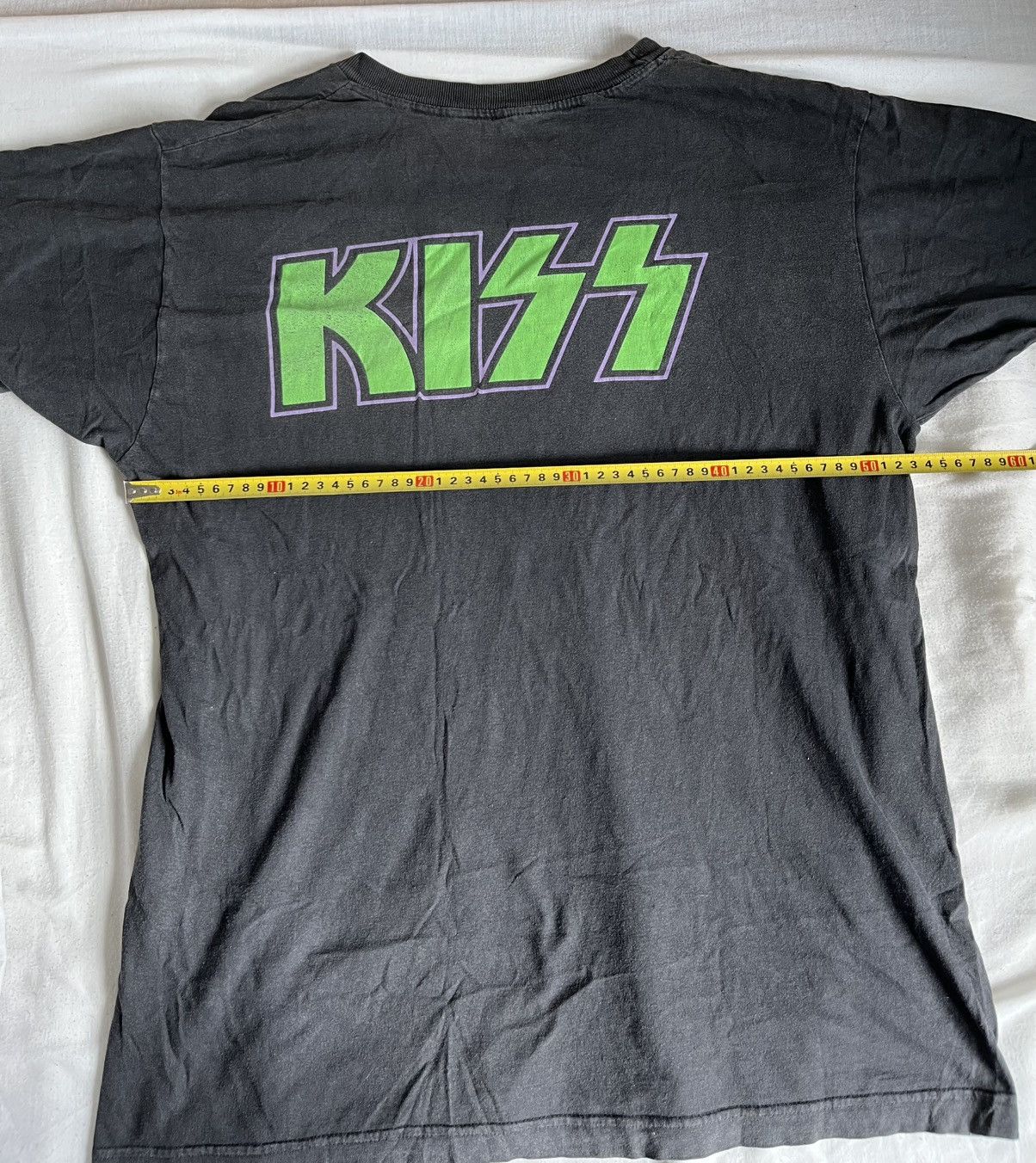 Band Tees × KISS × Vintage Vintage 90s Kiss Band Shirt Faded XL 1991 Winterland Size US XL / EU 56 / 4 - 9 Thumbnail
