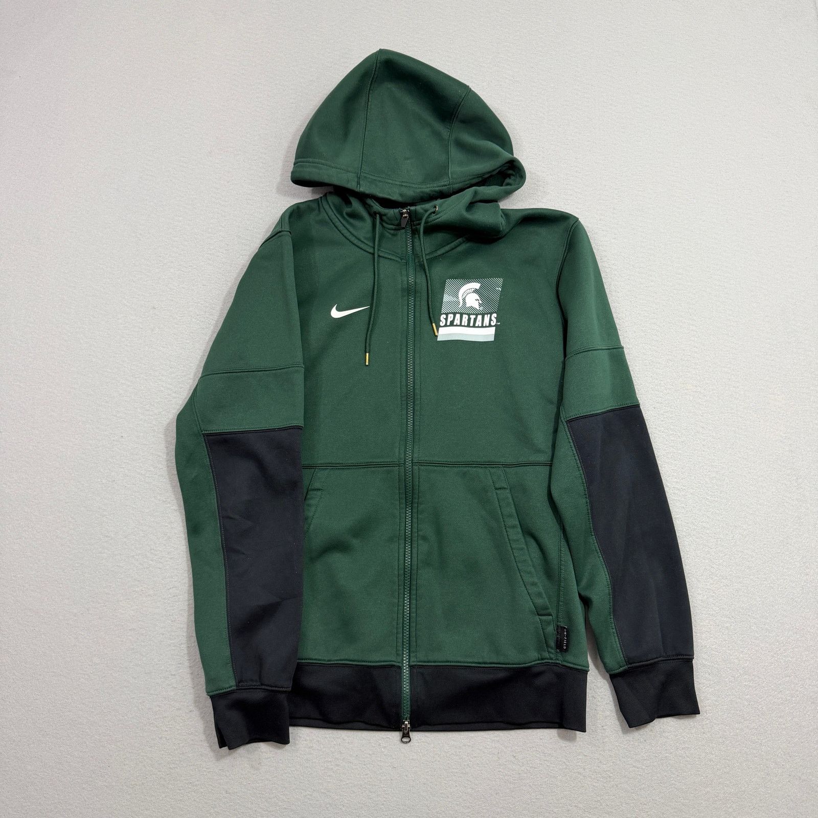 Nike Nike Michigan State Spartans Full Zip Hoodie Men's Small Size US S / EU 44-46 / 1 - 1 Thumbnail