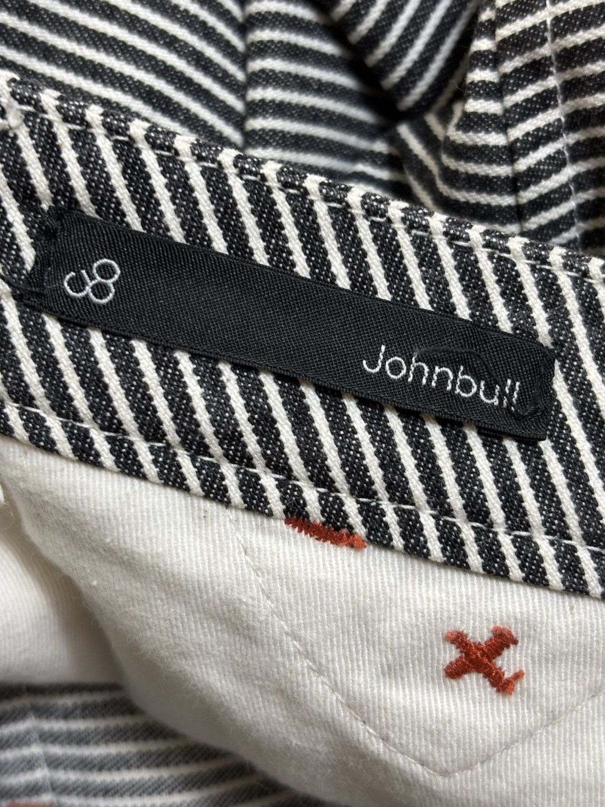 Japanese Brand 2000’s Johnbull - by KOJIMA Japan Hickory Jeans Buckleback Size US 28 / EU 44 - 10 Thumbnail