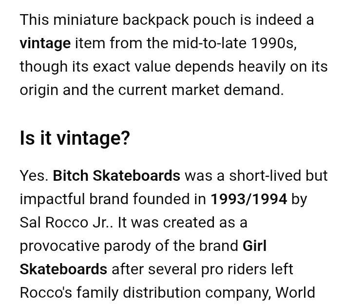 Vintage Vintage rare bitch skateboard mini backpack green Size ONE SIZE - 8 Thumbnail
