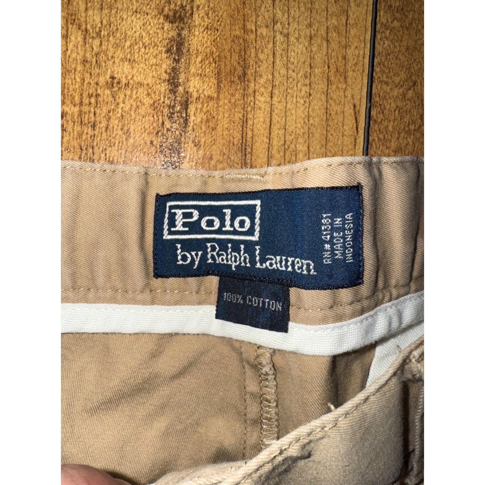 Polo Ralph Lauren VINTAGE Polo Ralph Lauren Chino Shorts Men Brown 34x11 Classic Fit to Pre-Owned Size US S / EU 44-46 / 1 - 3 Thumbnail