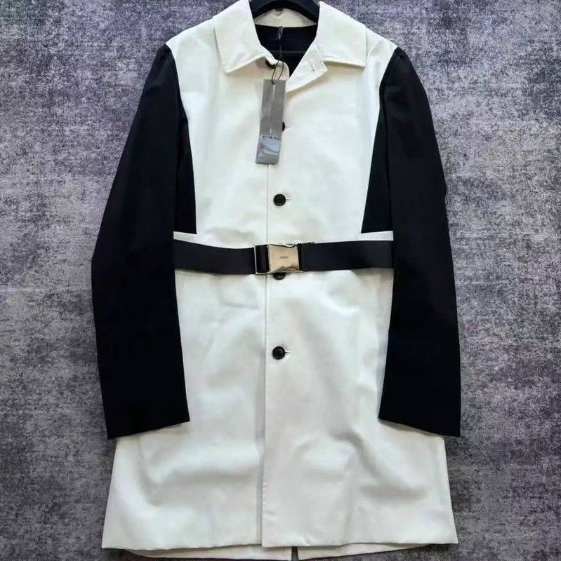 Dior Dior Off-White Cotton Women's Trench Coat 0089 Size L / US 10 / IT 46 - 1 Thumbnail