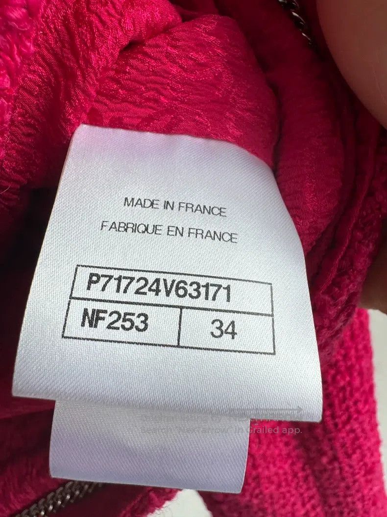 Chanel Chanel 21K rose-red short jacket Size XXS / US 00 / IT 34 - 8 Thumbnail