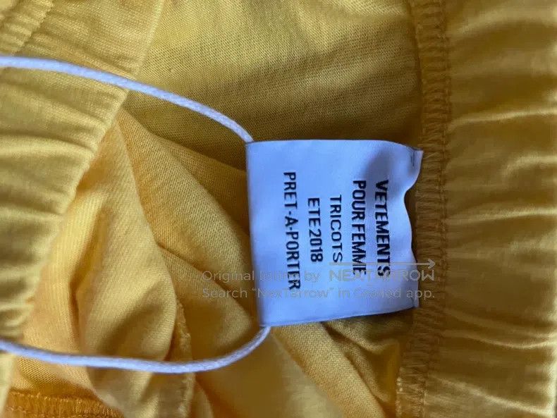 Vetements Vetements Express delivery round-neck tight long-sleeved p Size S / US 4 / IT 40 - 6 Thumbnail