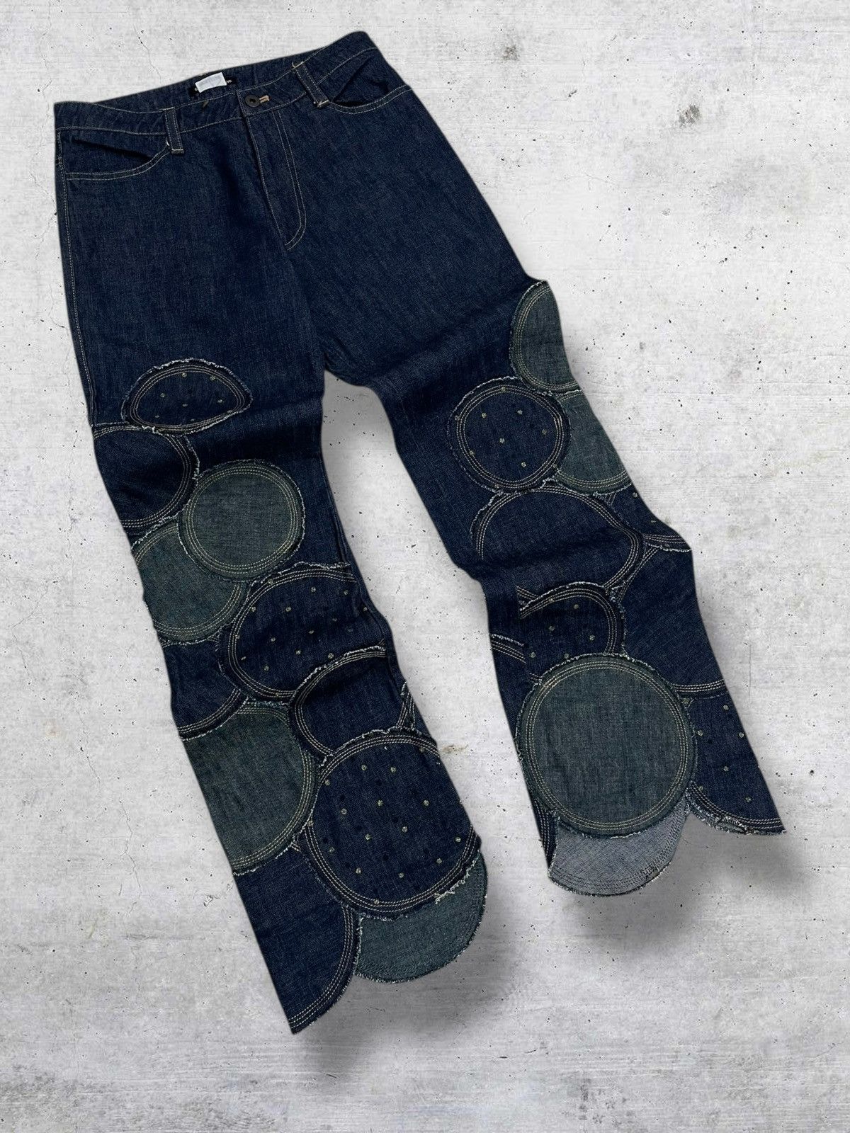 Tornado Mart VINTAGE GARDE COLLECTIVE OG JAPAN DESIGNER AVANTGARDE DENIM Size US 28 / EU 44 - 2 Thumbnail