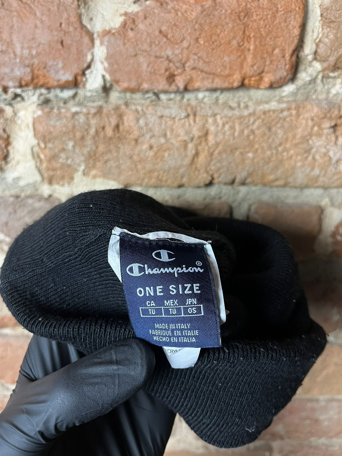 Champion Champion beanie snow hat embroidered logo Size ONE SIZE - 2 Thumbnail