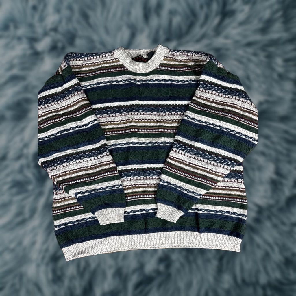 Jantzen VINTAGE Jantzen Sport Cable Knit Mens Sweater Sz L Crewneck Pullover Size US L / EU 52-54 / 3 - 1 Thumbnail