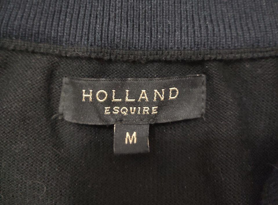 Other HOLLAND ESQUIRE Black Knit 1/4 zip Jumper England style Size US M / EU 48-50 / 2 - 7 Thumbnail