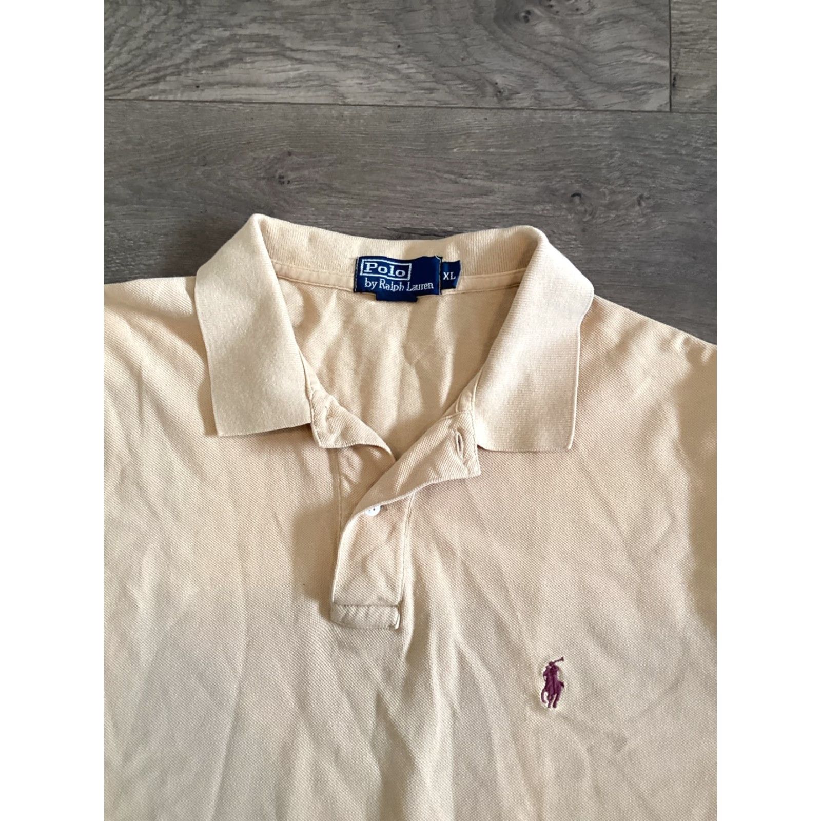 Polo Ralph Lauren Polo Ralph Lauren Polo Shirt Men XL Mustard Horse Short Sleeve - Adult, Regular, Polo, A Must-Have Casual Shirt Mens Size US XL / EU 56 / 4 - 3 Thumbnail