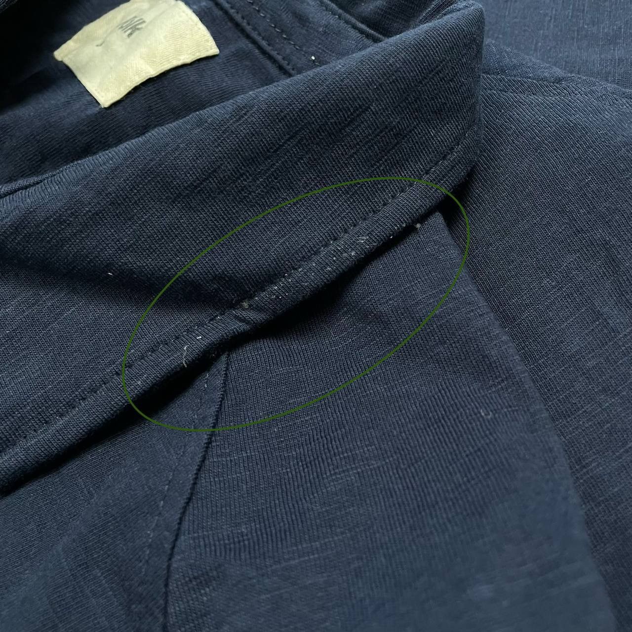 Folk Folk Three Button Cotton/ Viscose Polo Shirt Blue Size 5 XL Size US XL / EU 56 / 4 - 12 Thumbnail