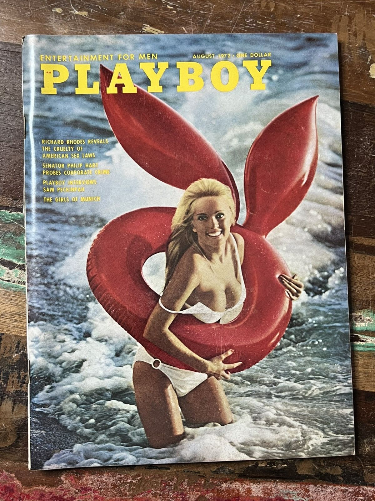 Vintage Playboy Magazine - August 1972 - Entertainment For Men Size ONE SIZE - 1 Thumbnail