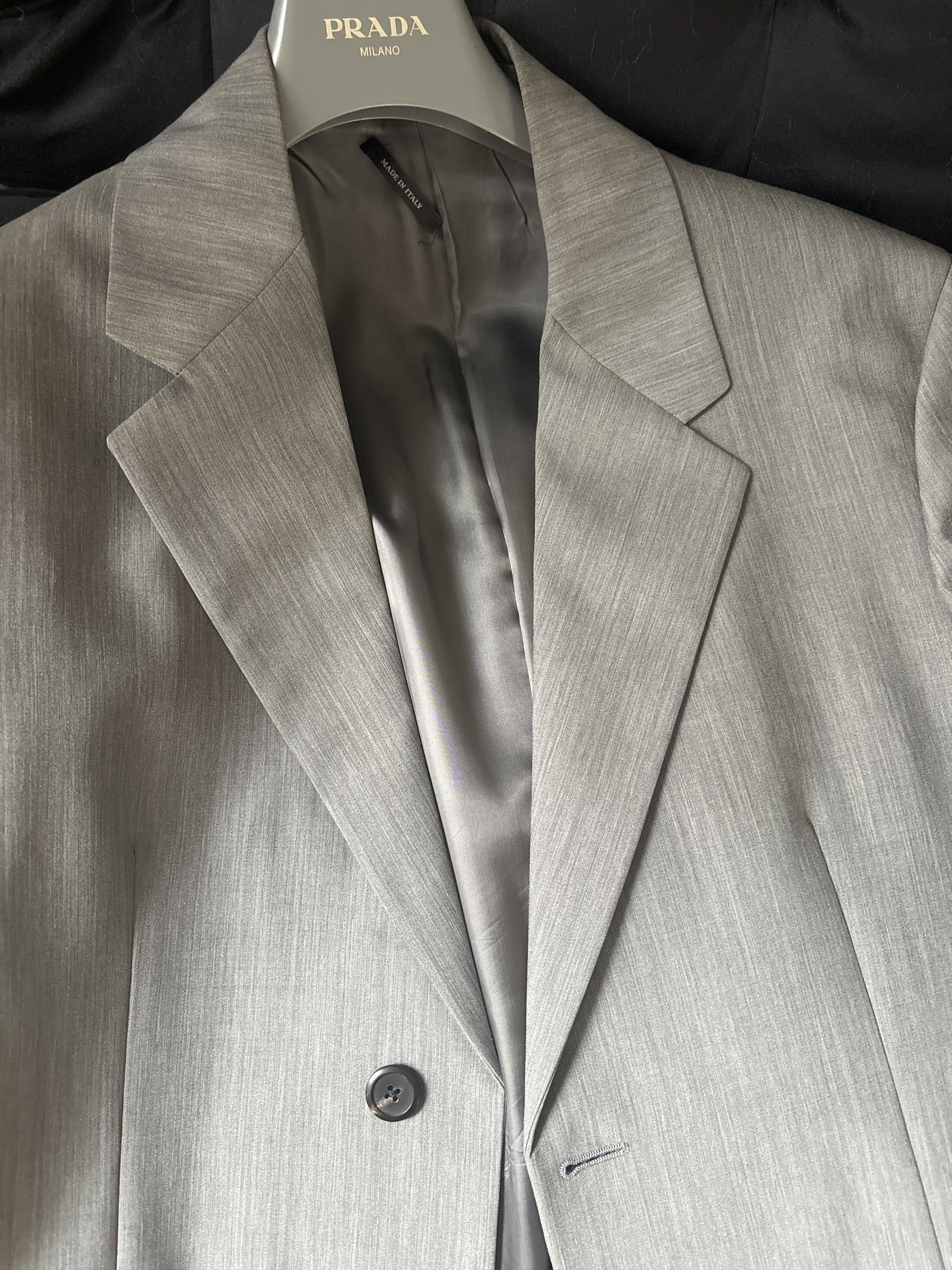 Prada Prada Spring/ Summer 2023 light Grey Mohair Jacket Size 38S - 10 Thumbnail