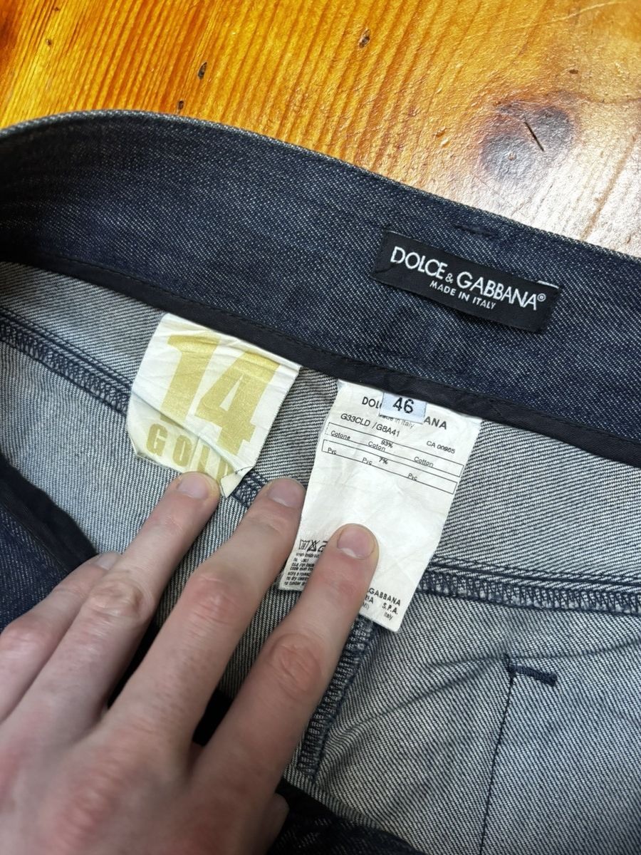 Dolce & Gabbana Dolce & gabbana ss08 duct tape denim indigo jeans Size US 32 / EU 48 - 4 Thumbnail