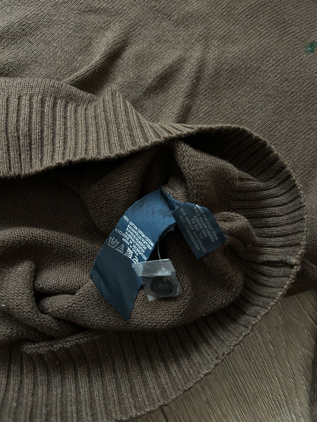 Polo Ralph Lauren × Vintage Vintage Polo Ralph Lauren Mens Brown mens 1/4 old money Size US XL / EU 56 / 4 - 3 Thumbnail