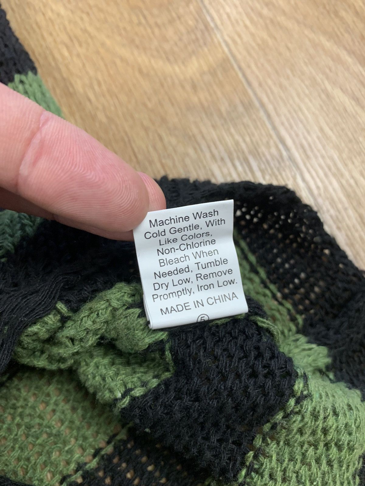 If Six Was Nine Rare Punk Distressed Sweater Junya Watanabe Style Vivienne Size ONE SIZE - 6 Thumbnail