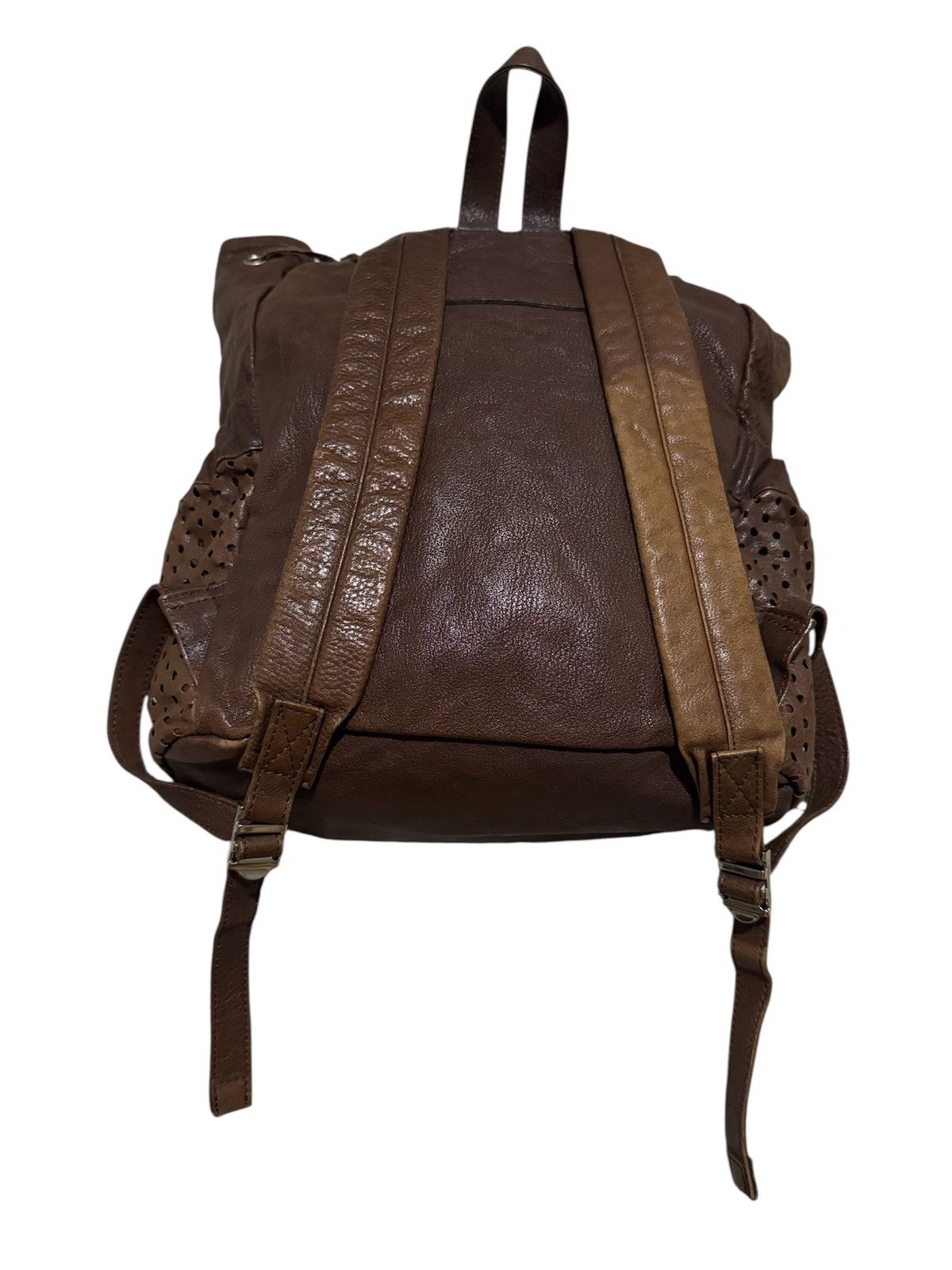 Genuine Leather × If Six Was Nine × Japanese Brand Brown Leather “ARCHI” Multi Pocket Backpack Rucksack Size ONE SIZE - 3 Thumbnail